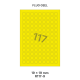 Fluo Geel R 117-9 Dia 19mm  