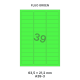 Fluo Groen A 39-3 - 63.5x21.2mm