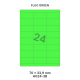 Fluo Groen HG 24-3B - 70x33.9mm 