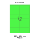 Fluo Groen A 12-2S - 99.1x46.6mm