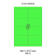 Fluo Groen A 8-2 - 99.1x67.8mm