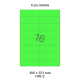 Fluo Groen H 16-2 - 105x37.1mm
