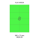 Fluo Groen HG 8-2S - 105x71mm  