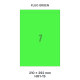 Fluo Groen HG 1-1S - 210x292mm  