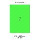 Fluo Groen H 1-1SC - 210x297mm  