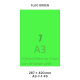 Fluo Groen A3/1-1 FS - 287x420mm  