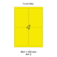 Fluo Geel A 4-2 - 98x140mm  