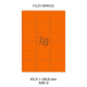 Fluo Oranje A 18-3 - 63.5x46.6mm