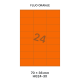 Fluo Oranje HG 24-3X - 70x36mm  