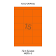 Fluo Oranje HG 15-3 - 70x52mm  