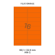 Fluo Oranje A 16-2 - 99.1x33.9mm