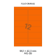 Fluo Oranje A 12-2B - 99.1x42.3mm