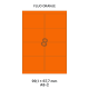 Fluo Oranje A 8-2 - 99.1x67.8mm