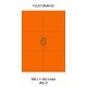 Fluo Oranje A 6-2 - 99.1x93.1mm