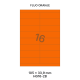Fluo Oranje HG 16-2B - 105x33.9mm