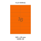Fluo Oranje HG 16-2S - 105x35mm  