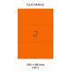 Fluo Oranje H 3-1 - 210x99mm  