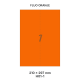 Fluo Oranje H 1-1 - 210x297mm  