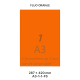 Fluo Oranje A3/1-1 FS - 287x420mm  