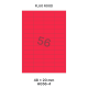 Fluo Rood HG 56-4 - 48x20mm  
