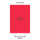 Fluo Rood H 56-4 - 52.5x21.2mm