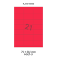 Fluo Rood HG 21-3 - 70x38.1mm