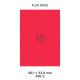 Fluo Rood A 16-2 - 99.1x33.9mm