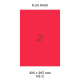Fluo Rood H 2-2 - 105x297mm  