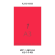 Fluo Rood A3/1-1 RS - 297x420mm  