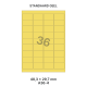 Standaard Geel A 36-4 - 48.3x29.7mm