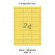 Standaard Geel A 24-3 - 63.5x33.9mm