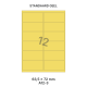 Standaard Geel A 12-3 - 63.5x72mm 
