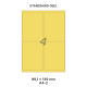 Standaard Geel A 4-2 - 98x140mm  