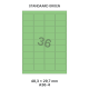 Standaard Groen A 36-4 - 48 3x29 7mm