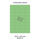 Standaard Groen HG 32-4 - 52.5x35mm