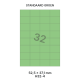 Standaard Groen H 32-4 - 52.5x37.1mm