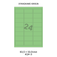 Standaard Groen A 24-3 - 63.5x33.9mm