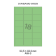 Standaard Groen A 18-3 - 63.5x46.6mm