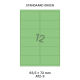 Standaard Groen A 12-3 - 63.5x72mm 