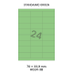 Standaard Groen HG 24-3B - 70x33.9mm 