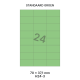 Standaard Groen H 24-3 - 70x37.1mm