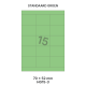 Standaard Groen HG 15-3 - 70x52mm  