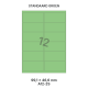 Standaard Groen A 12-2S - 99.1x46.6mm