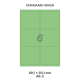 Standaard Groen A 6-2 - 99.1x93.1mm