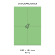 Standaard Groen A 4-2 - 98x140mm  