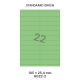 Standaard Groen HG 22-2 - 105x25.4mm 