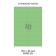 Standaard Groen HG 16-2S - 105x35mm  