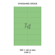 Standaard Groen H 14-2 - 105x42.4mm