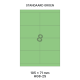 Standaard Groen HG 8-2S - 105x71mm  