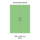 Standaard Groen H 2-2 - 105x297mm  